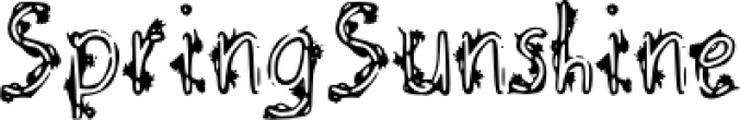 Spring_Sunshine_ Font Preview