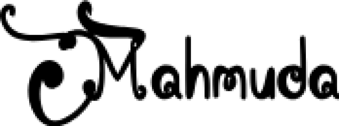 Mahmuda Font Preview