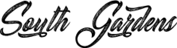 South Gardens Font Preview