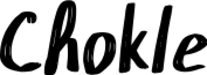 Chokle Font Preview