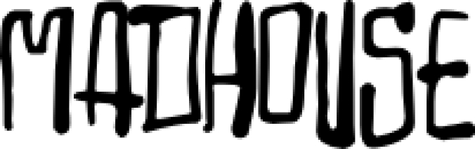 Madhouse Font Preview