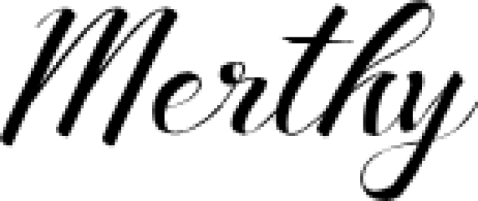 Merthy Font Preview