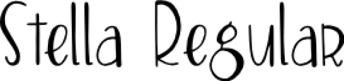Stella Font Preview