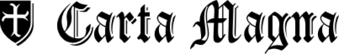Carta Magna Line Font Preview