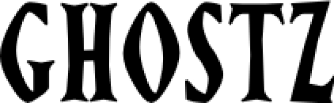 Ghostz Font Preview