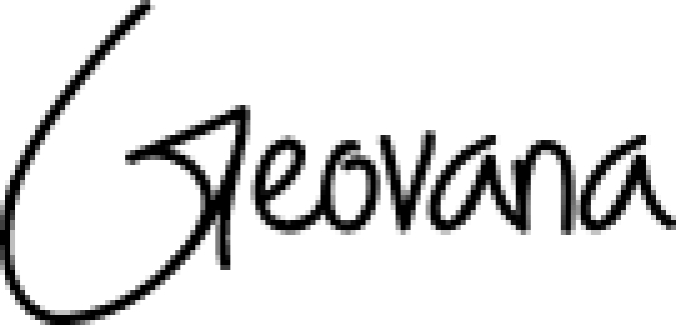 Geovana Font Preview