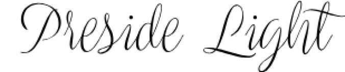 Preside Font Preview