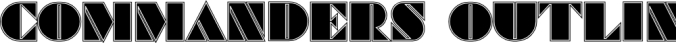 Commanders Font Preview