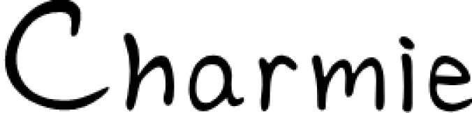 Charmie Font Preview