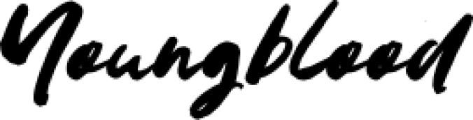 Youngblood Font Preview