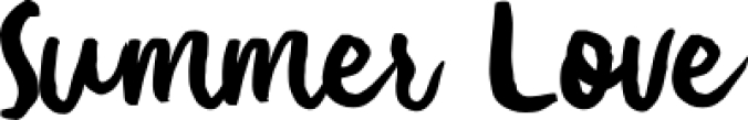 Summer Love Font Preview