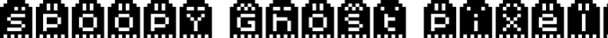 Spoopy Ghost Pixels Font Preview