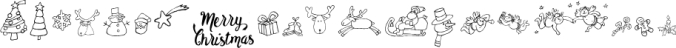 Merry Christmas Font Preview