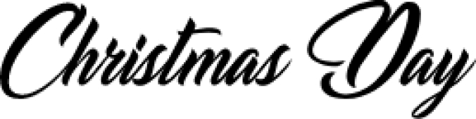 Christmas Day Font Preview