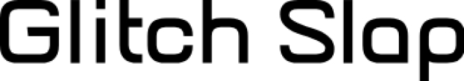 Glitch Slap Font Preview