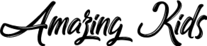 Amazing Kids Font Preview
