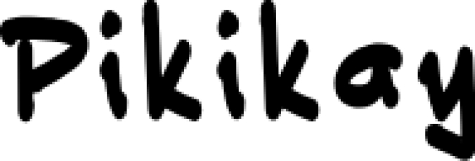 Pikikay Font Preview