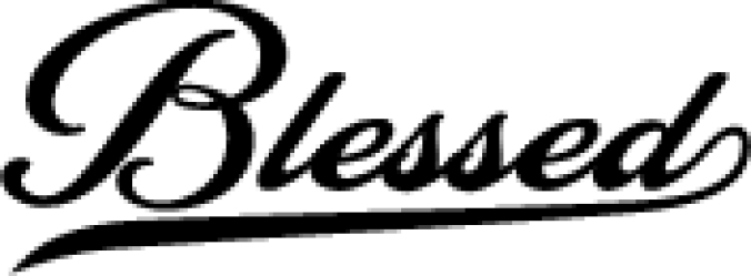 Blessed Font Preview