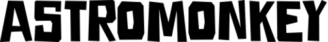 DK Astromonkey Font Preview