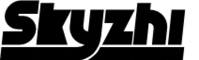 Skyzhi Font Preview