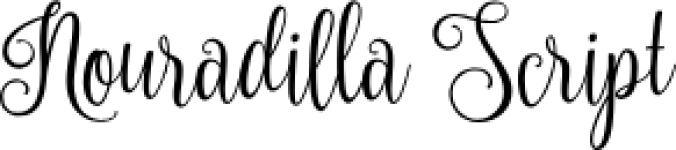 Nouradilla Font Preview