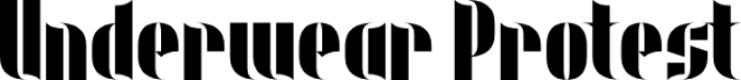 Underwear Protes Font Preview