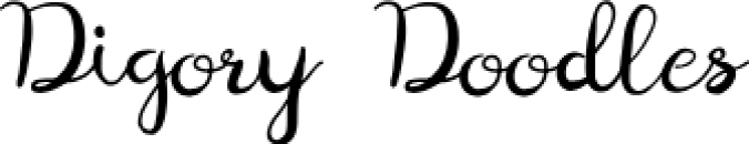 Digory Doodles Font Preview