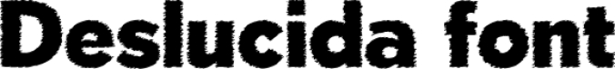 Deslucida Font Preview