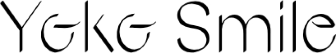 Yoko Smile Font Preview