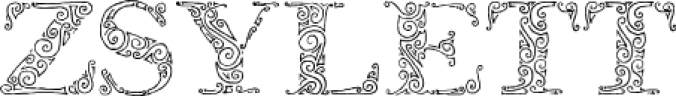 Zsyle Font Preview