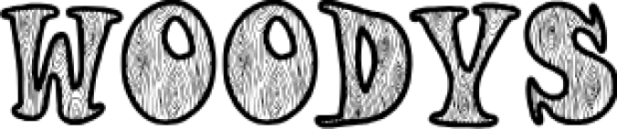 Woodys Font Preview