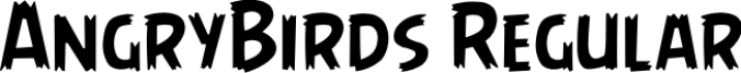 AngryBirds Font Preview