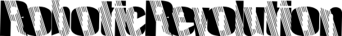 RoboticRevoluti Font Preview