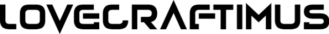 Lovecraftimus Font Preview