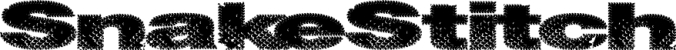 SnakeStitch Font Preview
