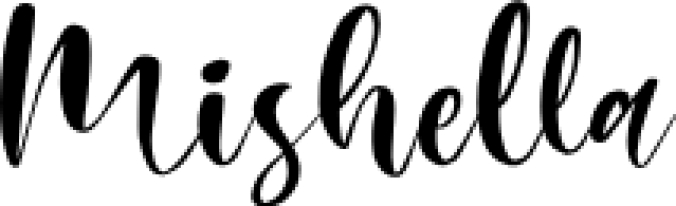 Mishella Font Preview