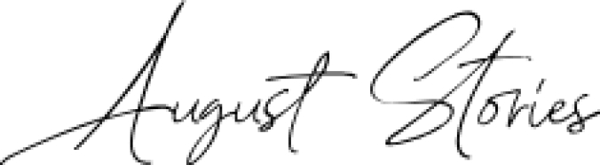 August Stories Font Preview