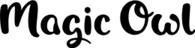 Magic Owl Font Preview