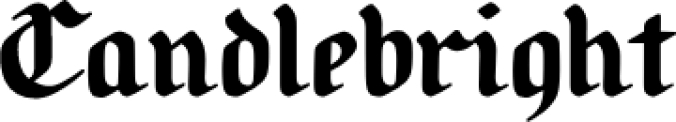 Candlebrigh Font Preview