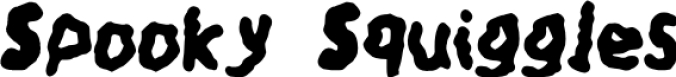 Spooky Squiggles Font Preview