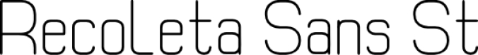 Recoleta Sans S Font Preview