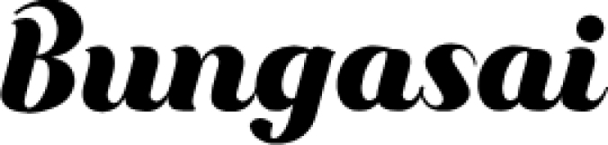 Bungasai Font Preview