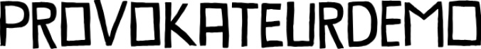 Provokateur DEMO Font Preview