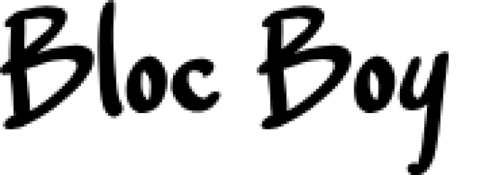 Bloc Boy Font Preview