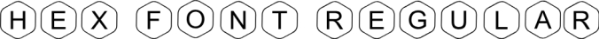 HEX Casi Font Preview