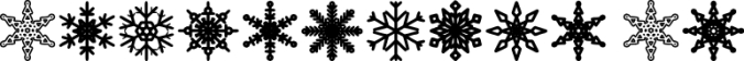 Snowflakes S Font Preview