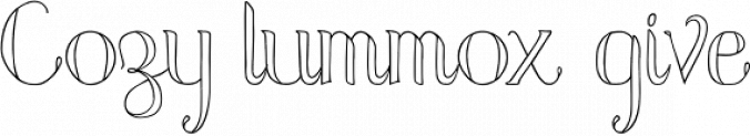 Azola Cursive Font Preview