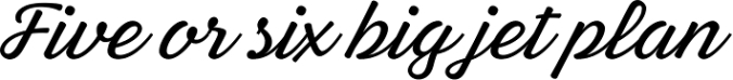 Letteria Script Font Preview