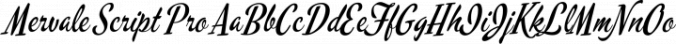Mervale Script Pro Font Preview