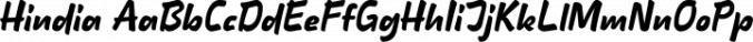 Hindia Font Preview